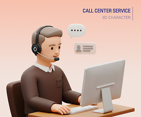 PSD 편집이미지 남자 말풍선 3D캐릭터 직업캐릭터 한명 미소 앉기 상반신 성인 3D 모니터 헤드셋 키보드 마우스 상담원 고객 상담 텔레마케팅 다홍색 성인남자한명만 편집3D 직업 캐릭터 1 컬러 음향기기 모션 표정 사람 컴퓨터 컴퓨터용품 헤드폰 사무원 서비스업 디지털합성 남자한명만 성인남자만 파일형식