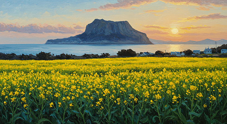 JPG 구름 편집이미지 바다 섬 자연 하늘 주택 풍경 사람없음 마을 일출 봄 유채밭 유화 풍경화 편집실사 자연요소 계절 밭 미술 건물 노을 CG 유채 그림 생태계 파일형식