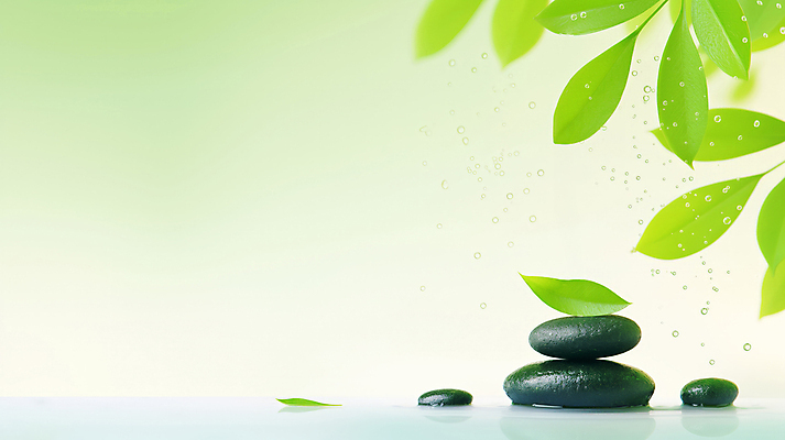 JPG 편집이미지 자연 나뭇잎 사람없음 초록색 빛 평화 고요 조약돌 물방울 명상 보케 힐링 편집실사 젠 AI포토 AI콘텐츠 컬러 컨셉 잎 쌓기 돌_바위 CG 생태계 파일형식