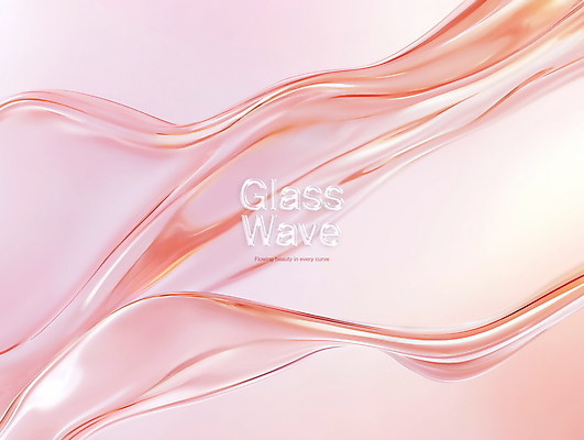 PSD 편집이미지 분홍색 곡선 유리 사람없음 웨이브 이미지편집 선 컬러 재질 파일형식