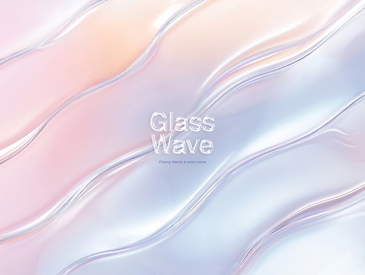 PSD 편집이미지 분홍색 하늘색 곡선 유리 사람없음 웨이브 그라데이션 이미지편집 선 컬러 재질 파란색 파일형식