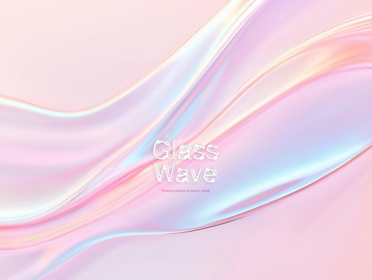 PSD 편집이미지 분홍색 곡선 유리 사람없음 웨이브 이미지편집 선 컬러 재질 파일형식