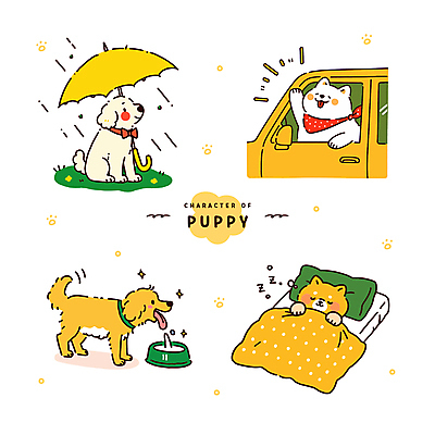 그릇 스티커 일러스트 우산 베개 자동차 나비넥타이 미소 앉기 잔디 사람없음 물 반짝임 노란색 귀여움 이불 마시기 비 강아지 터틀넥 손인사 매트리스 국내일러스트 수면_잠 AI파일 자연요소 식물 식기 육상교통 컬러 컨셉 침구 모션 넥타이 날씨 표정 반려동물 인사 잠 개 스웨터 파일형식 벡터