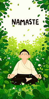 JPG 전신 남자 일러스트 휴식 나뭇잎 한명 앉기 잔디 성인 초록색 평화 숲 명상 힐링 치유 성인남자한명만 국내일러스트 AI일러스트 AI콘텐츠 식물 1 컬러 컨셉 잎 모션 사람 남자한명만 성인남자만 파일형식