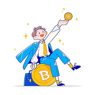 전신 남자 행복 가방 일러스트 한명 웃음 들기 앉기 정장 성인 반짝임 동전 직장인 재테크 투자 성인남자한명만 가상화폐 블록체인 국내일러스트 AI파일 직업 1 잡화 옷 감정 돈 비즈니스 모션 표정 사람 금융 남자한명만 성인남자만 파일형식 벡터 4차산업