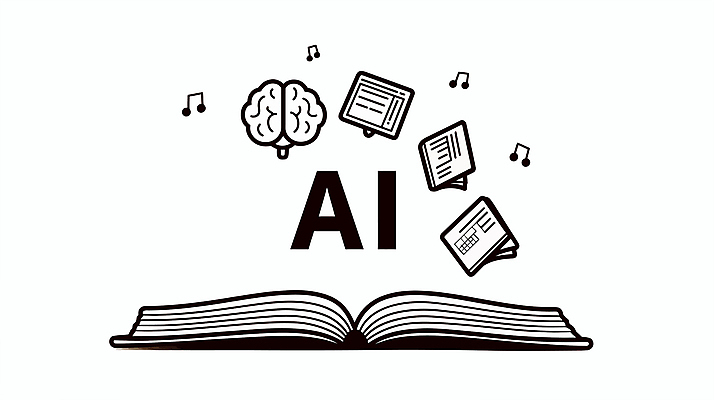 음표 일러스트 사람없음 책 독서 교양 정보 뇌 문서 AI_인공지능 국내일러스트 디지털교과서 AI파일 기호 음악 디지털 교과서 파일형식 벡터