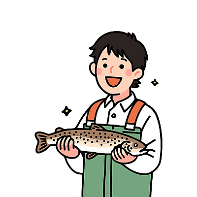 남자 일러스트 낚시 직업캐릭터 작업복 어류 어업 한명 웃음 들기 상반신 성인 반짝임 어부 멜빵 방수복 성인남자한명만 일러캐릭터 AI파일 직업 캐릭터 1 잡화 옷 산업 모션 레저 표정 사람 수중동물 남자한명만 성인남자만 파일형식 벡터