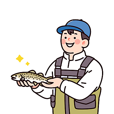 남자 일러스트 낚시 직업캐릭터 작업복 어류 어업 한명 웃음 들기 상반신 성인 반짝임 어부 멜빵 방수복 캡모자 성인남자한명만 일러캐릭터 AI파일 직업 캐릭터 모자_잡화 1 잡화 옷 산업 모션 레저 표정 사람 수중동물 남자한명만 성인남자만 파일형식 벡터