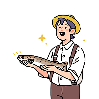 모자 남자 일러스트 낚시 직업캐릭터 작업복 어류 어업 한명 웃음 들기 상반신 성인 반짝임 어부 멜빵 방수복 성인남자한명만 일러캐릭터 AI파일 직업 캐릭터 1 잡화 옷 산업 모션 레저 표정 사람 수중동물 남자한명만 성인남자만 파일형식 벡터