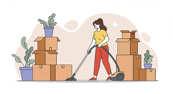 전신 PSD 식물 여자 화분 일러스트 한명 성인 상자 쌓기 잡기 청소 정리 청소기 이삿짐 자취 성인여자한명만 포장이사 국내일러스트 1 모션 사람 전자제품 이사 청소도구 여자한명만 성인여자만 파일형식
