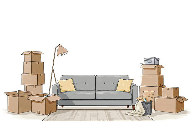 JPG 쿠션 일러스트 조명 사람없음 소파 쌓기 매트 청소 정리 이삿짐 택배상자 포장이사 국내일러스트 AI일러스트 AI콘텐츠 의자 모션 상자 이사 택배 파일형식