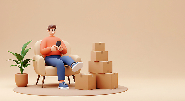 JPG 전신 식물 편집이미지 남자 화분 의자 한명 미소 들기 성인 스마트폰 갈색 3D 쌓기 매트 이사 정리 이삿짐 성인남자한명만 포장이사 편집3D AI컴퓨터그래픽 AI콘텐츠 1 컬러 가구 모션 표정 사람 핸드폰 스마트기기 디지털합성 남자한명만 성인남자만 파일형식