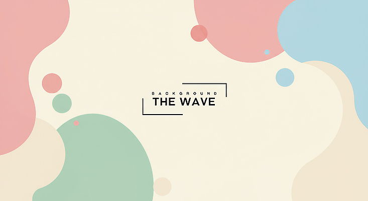 PSD 템플릿 백그라운드 추상 사람없음 원형 물결무늬 아이보리 이미지템플릿 도형 물결 컬러 무늬 파일형식