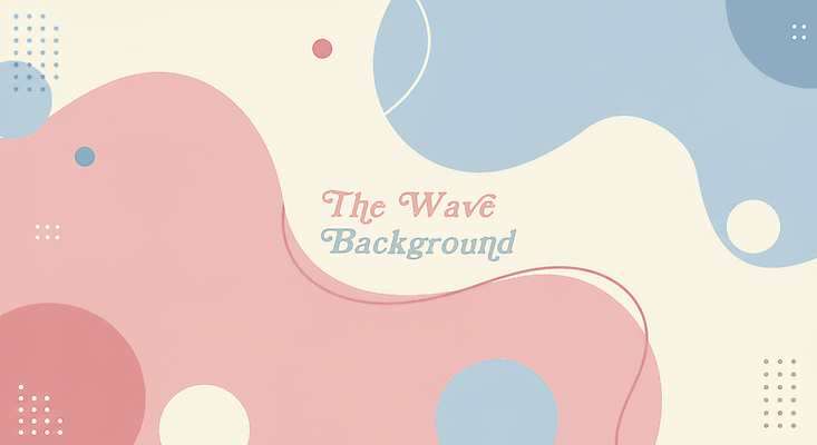 PSD 템플릿 분홍색 백그라운드 추상 사람없음 파란색 원형 물결무늬 이미지템플릿 도형 물결 컬러 무늬 파일형식