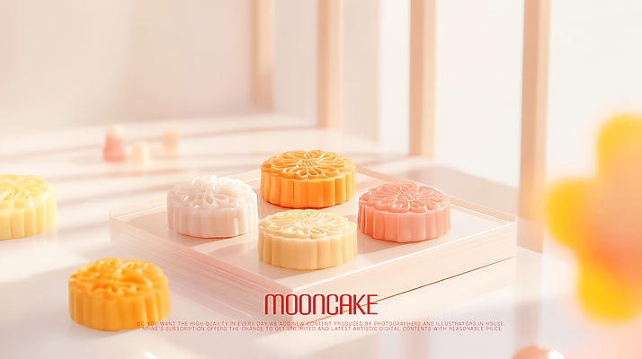 PSD 편집이미지 접시 밝음 사람없음 햇빛 분위기 창가 전통과자 월병 이미지편집 식기 컨셉 창문 태양 과자 중국전통 파일형식