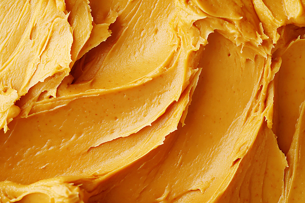 JPG 편집이미지 사람없음 노란색 잼 질감 땅콩버터 편집실사 AI포토 AI콘텐츠 컬러 소스_음식 CG 파일형식 스프레드_음식