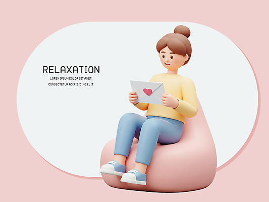 전신 PSD 편집이미지 우먼라이프 여자 휴식 한명 웃음 들기 앉기 성인 라이프 3D 편지 즐거움 성인여자한명만 빈백 편집3D 1 라이프스타일 감정 생활용품 컨셉 모션 표정 사람 생활 디지털합성 여자한명만 성인여자만 파일형식