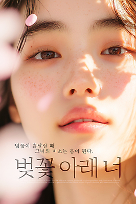 PSD 편집이미지 응시 여자 꽃 포스터 얼굴 따뜻함 그림자 한명 성인 빛 햇빛 봄 분위기 벚나무 감성 주근깨 의료성형뷰티 성인여자한명만 이미지편집 나무 식물 1 시선 계절 컨셉 사람 신체부위 태양 벚꽃 점 여자한명만 성인여자만 파일형식