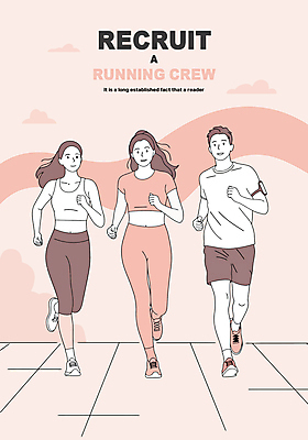 전신 여자 남자 포스터 분홍색 일러스트 성인 세명 운동복 달리기 운동 모임 모집 동호회 러닝 성인만 국내일러스트 일러캐릭터 AI파일 캐릭터 옷 컬러 모션 건강 사람 파일형식 벡터