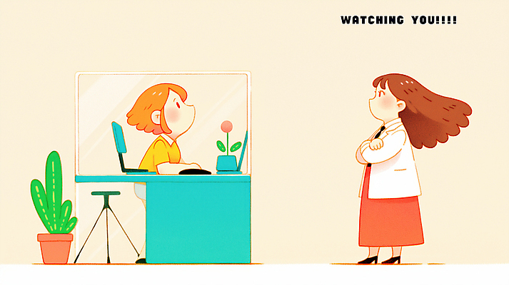 전신 PSD 여자 화분 벽 의자 일러스트 유리 앉기 성인 두명 사무실 팔짱 직장인 상사 책상 감시 베이지색 성인여자만 국내일러스트 직업 컬러 가구 비즈니스 모션 재질 사람 여자만 성인만 파일형식