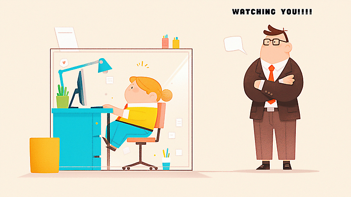 전신 PSD 남자 화분 벽 말풍선 의자 일러스트 유리 앉기 성인 두명 사무실 팔짱 모니터 직장인 상사 책상 감시 베이지색 성인남자만 국내일러스트 직업 컬러 가구 비즈니스 모션 재질 사람 컴퓨터 남자만 성인만 파일형식