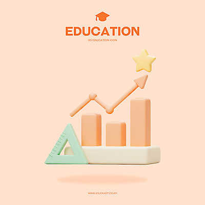 PSD 아이콘 교육 별 분홍색 학사모 그래프 사람없음 3D아이콘 3D 상승 삼각자 편집3D 자연요소 모자_잡화 컬러 컨셉 졸업 자 디지털합성 파일형식