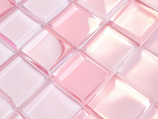 JPG 편집이미지 분홍색 백그라운드 패턴 유리 사람없음 투명 타일 질감 정리 광택 직사각형 편집실사 AI포토 AI콘텐츠 도형 컬러 무늬 재질 CG 파일형식