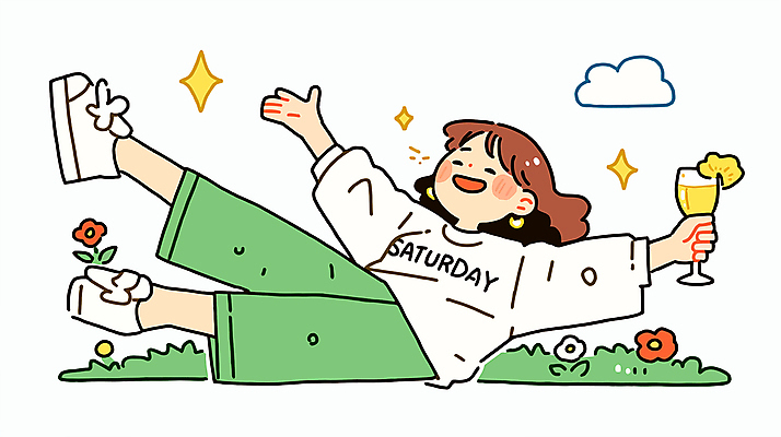 전신 구름 여자 여유 꽃밭 술잔 일러스트 한명 미소 들기 성인 반짝임 눕기 주말 토요일 성인여자한명만 국내일러스트 AI파일 자연요소 1 꽃 감정 모션 잔 표정 사람 요일 여자한명만 성인여자만 파일형식 벡터