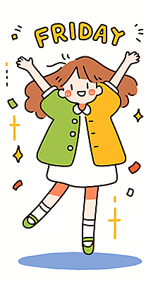 전신 여자 일러스트 한명 웃음 성인 반짝임 점프 만세 즐거움 꽃가루 금요일 성인여자한명만 국내일러스트 AI파일 1 감정 모션 표정 사람 가루 요일 여자한명만 성인여자만 파일형식 벡터