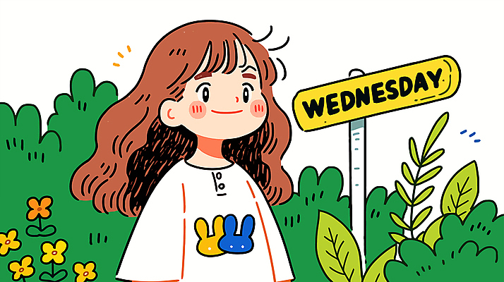 여자 꽃 일러스트 한명 미소 상반신 성인 평화 풀 수요일 성인여자한명만 국내일러스트 AI파일 식물 1 컨셉 표정 사람 요일 여자한명만 성인여자만 파일형식 벡터