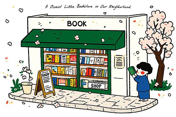 전신 여자 꽃잎 화분 일러스트 한명 들기 잔디 성인 책 봄 벚나무 서점 입간판 성인여자한명만 흩날리기 국내일러스트 AI파일 나무 식물 1 계절 꽃 모션 간판 사람 상점 벚꽃 여자한명만 성인여자만 파일형식 벡터