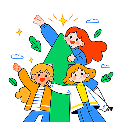 구름 여자 화살표 일러스트 성공 협력 웃음 성인 세명 반짝임 만세 풀잎 즐거움 상승 성인여자만 국내일러스트 AI파일 자연요소 감정 컨셉 잎 모션 표정 사람 풀_식물 여자만 성인만 파일형식 벡터