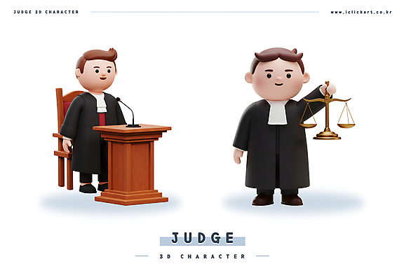 전신 PSD 편집이미지 남자 의자 3D캐릭터 직업캐릭터 미소 들기 성인 두명 3D 판사복 판사 마이크 단상 천칭저울 성인남자만 편집3D 직업 캐릭터 음향기기 가구 모션 표정 저울 사람 가운 법률가 디지털합성 남자만 성인만 파일형식