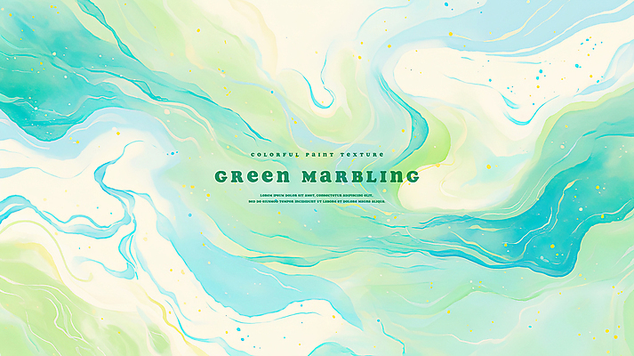 PSD 디자인 물결 예술 백그라운드 곡선 일러스트 추상 수채화 사람없음 초록색 번짐 그라데이션 마블링 국내일러스트 선 컬러 무늬 파일형식 효과