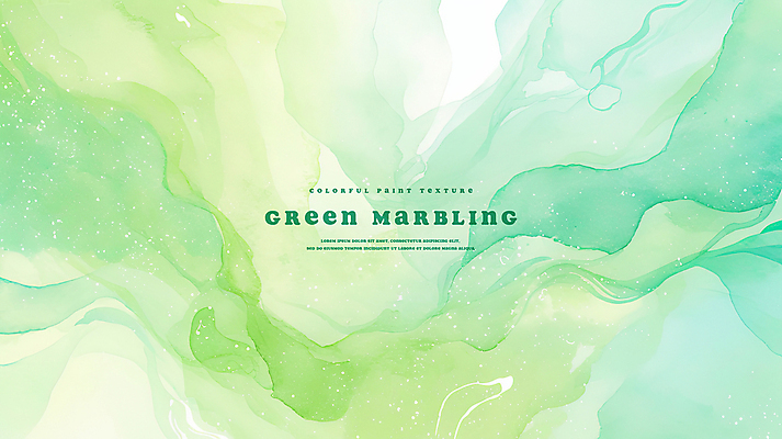 PSD 디자인 물결 예술 백그라운드 곡선 일러스트 추상 수채화 사람없음 초록색 번짐 그라데이션 마블링 국내일러스트 선 컬러 무늬 파일형식 효과