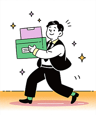 전신 남자 이동 일러스트 한명 미소 들기 성인 반짝임 상자 걷기 짐 직장인 성인남자한명만 이직 국내일러스트 AI파일 직업 1 컨셉 비즈니스 모션 표정 사람 남자한명만 성인남자만 파일형식 벡터