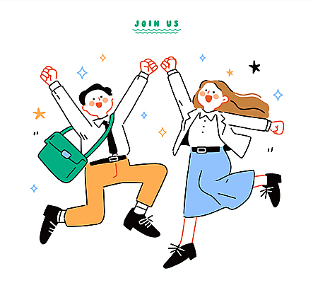 전신 여자 남자 가방 일러스트 함께함 미소 정장 성인 두명 반짝임 점프 만세 직장인 비즈니스맨 비즈니스우먼 창업 성인만 국내일러스트 AI파일 직업 잡화 옷 컨셉 비즈니스 모션 표정 사람 자영업 파일형식 벡터