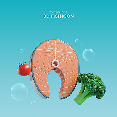 PSD 아이콘 방울토마토 사람없음 파란색 3D아이콘 3D 물방울 신선 브로콜리 해산물 연어 엘리먼트 편집3D 컬러 토마토 채소 어류 디지털합성 파일형식