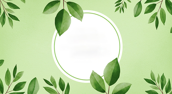 JPG 일러스트 수채화 프레임 사람없음 초록색 풀잎 카피스페이스 국내일러스트 AI일러스트 AI콘텐츠 컬러 잎 공백 풀_식물 파일형식