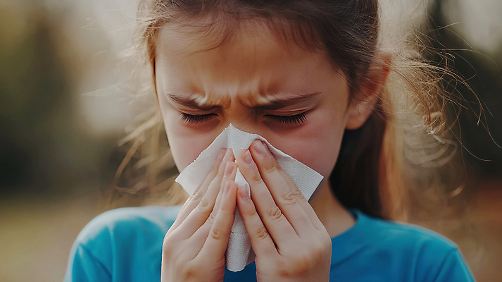 JPG 편집이미지 여자 얼굴 어린이 한명 소녀 찡그림 화장지 감기 의료성형뷰티 소녀한명만 코풀기 편집실사 AI인물포토 AI콘텐츠 1 모션 표정 사람 신체부위 질병 CG 여자한명만 소녀만 파일형식 AI포토