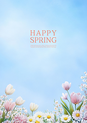 PSD 구름 편집이미지 행복 봄꽃 자연 하늘 사람없음 맑음 풀잎 이미지편집 자연요소 꽃 감정 잎 날씨 봄 풀_식물 생태계 파일형식