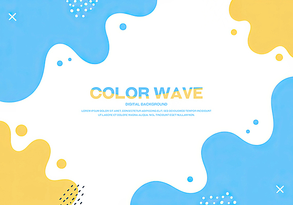도형 PSD 템플릿 하늘색 백그라운드 곡선 추상 사람없음 노란색 웨이브 이미지템플릿 선 컬러 무늬 파란색 파일형식