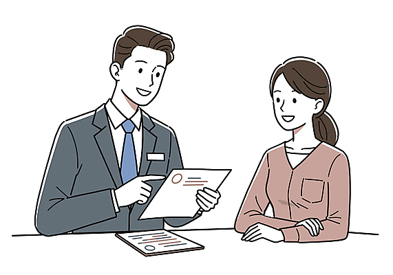 여자 남자 일러스트 자동차 설명 미소 들기 정장 상반신 성인 두명 가리킴 직장인 문서 자동차보험 성인만 국내일러스트 AI파일 직업 옷 육상교통 모션 표정 사람 손짓 보험 파일형식 벡터