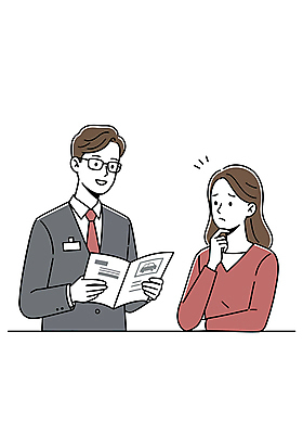 여자 남자 일러스트 자동차 설명 미소 정장 상반신 성인 두명 손들기 직장인 가이드북 자동차보험 성인만 국내일러스트 AI파일 직업 옷 육상교통 여행 모션 표정 사람 보험 파일형식 벡터