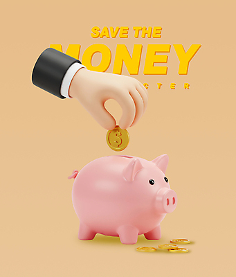 PSD 편집이미지 손 신체부위 갈색 3D 동전 저축 돼지저금통 잡기 이미지편집 편집3D 컬러 돈 모션 사람 금융 저금통 디지털합성 파일형식