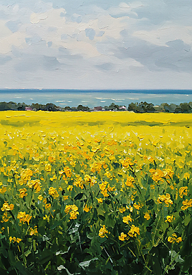 JPG 구름 편집이미지 바다 자연 하늘 사람없음 야외 봄풍경 그림 질감 유채밭 유화 유화물감 편집실사 자연요소 밭 미술 풍경 물감 봄 CG 유채 생태계 파일형식