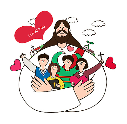 구름 여자 남자 기독교 십자가 일러스트 안기 주택 함께함 미소 들기 여러명 상반신 성인 손들기 성경 천주교 하트 예수 성인만 국내일러스트 AI파일 자연요소 모양 종교 다수 컨셉 종교용품 모션 표정 사람 건물 신_종교 파일형식 벡터