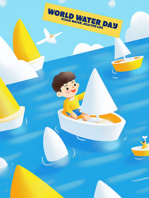 전신 PSD 구름 남자 어린이 캠페인 일러스트 조류 하늘 한명 소년 물 파란색 자연보호 잡기 나룻배 세계물의날 소년한명만 국내일러스트 자연요소 동물 1 컬러 배_교통 모션 자연 사람 보호 남자한명만 소년만 파일형식 법정기념일