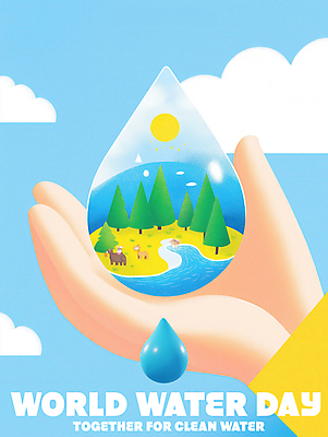 PSD 나무 동물 구름 손 캠페인 일러스트 하늘 들기 신체부위 물 태양 자연보호 물방울 세계물의날 국내일러스트 자연요소 식물 모션 자연 사람 보호 파일형식 법정기념일