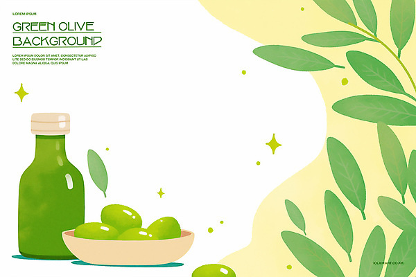 PSD 그릇 백그라운드 잎 일러스트 건강 사람없음 초록색 반짝임 올리브오일 올리브 오일병 미니멀 국내일러스트 식물 식기 열매 컬러 모션 기름_음식 파일형식